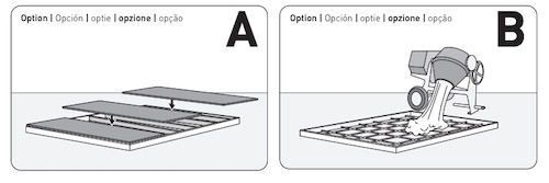 construire dalle béton ou base en bois pour abri de jardin