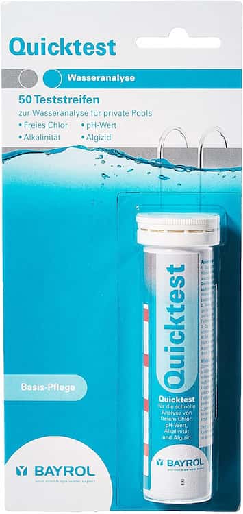 Bayrol quicktest 288022 bandelettes d'analyse pour eau