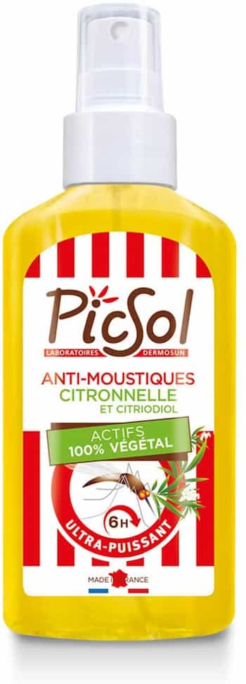 PicSol Spray Anti-Moustiques Citronnelle